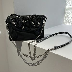 Betsey Johnson Rosette Crossbody Handbag